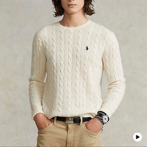 Polo Ralph Lauren Cashmere-wool Cable-Knit Sweater